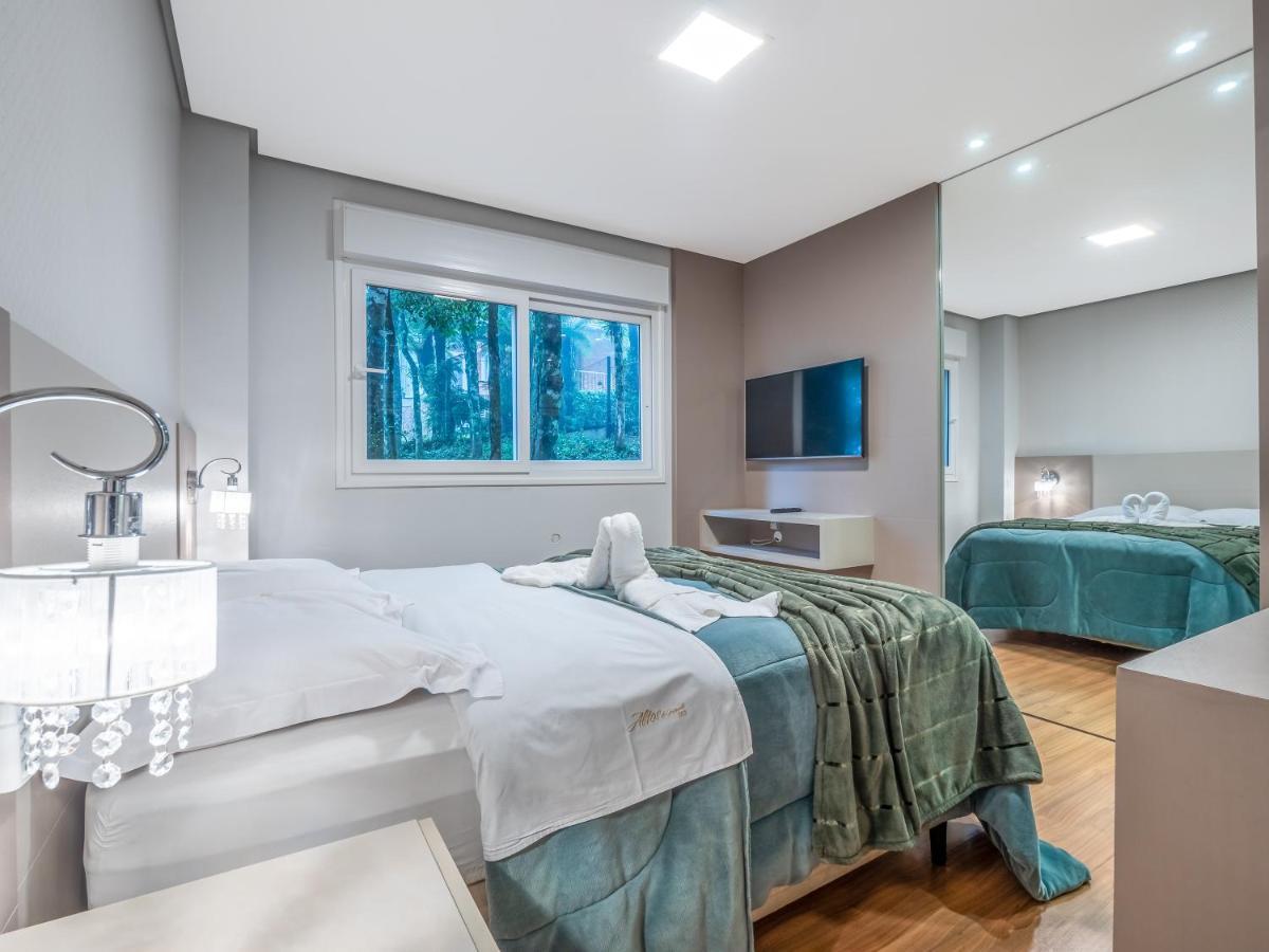 2 Suite, 1 Dormitorio Em Meio A Mata Araucaria A 1,5 Km Centro, Altos De 그라마도 외부 사진