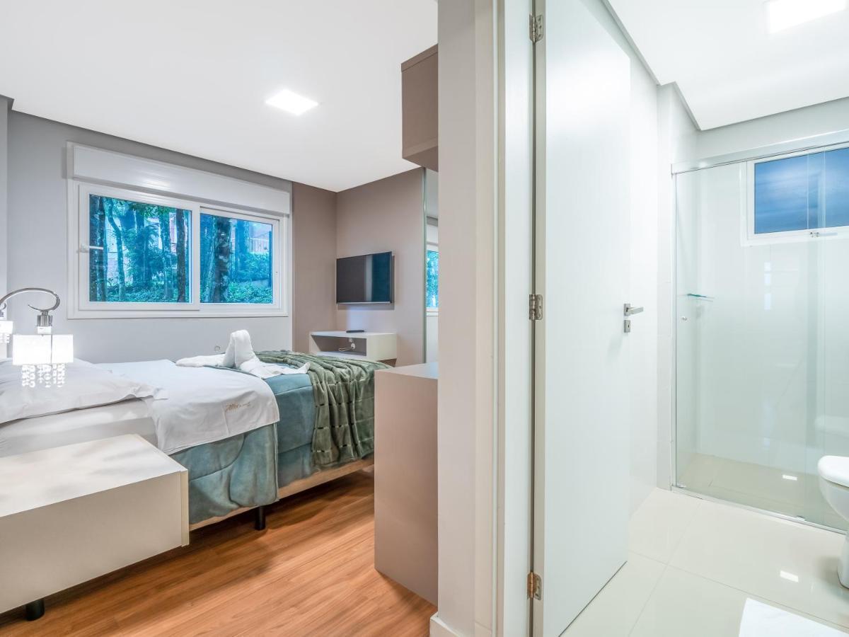 2 Suite, 1 Dormitorio Em Meio A Mata Araucaria A 1,5 Km Centro, Altos De 그라마도 외부 사진